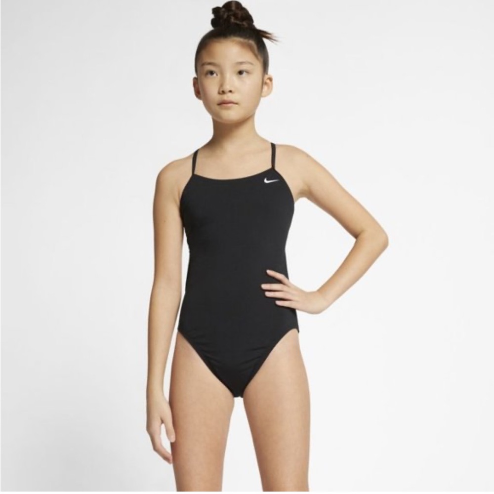 Nike Big Girls Competitive Racerback One-Piece Swimsuit